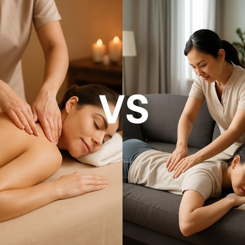 안마 vs 출장마사지차이점 완벽 비교 하는 이미지 입니다